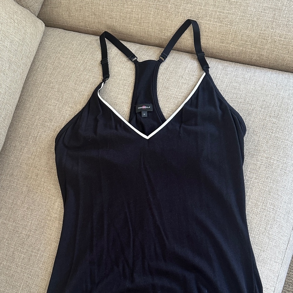 Cosabella Black and White Pajama Top